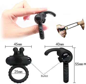 Anillo para el pene Vibrador silicona Cock Ring Vibr ierend ...