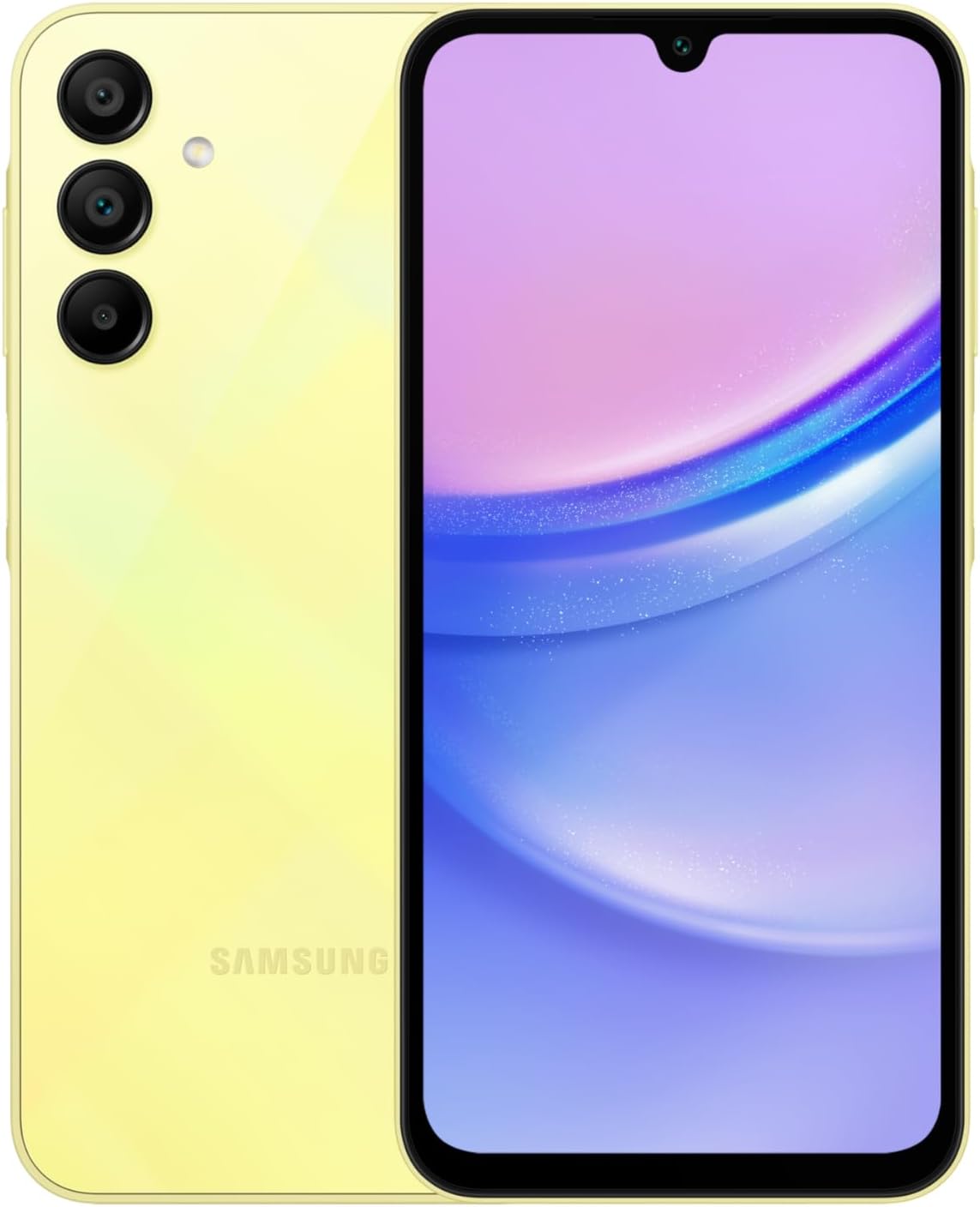 Samsung Galaxy A15 LTE, Android Smartphone, Dual SIM Mobile Phone, 4GB RAM, 128GB Storage, Yellow (UAE Version)