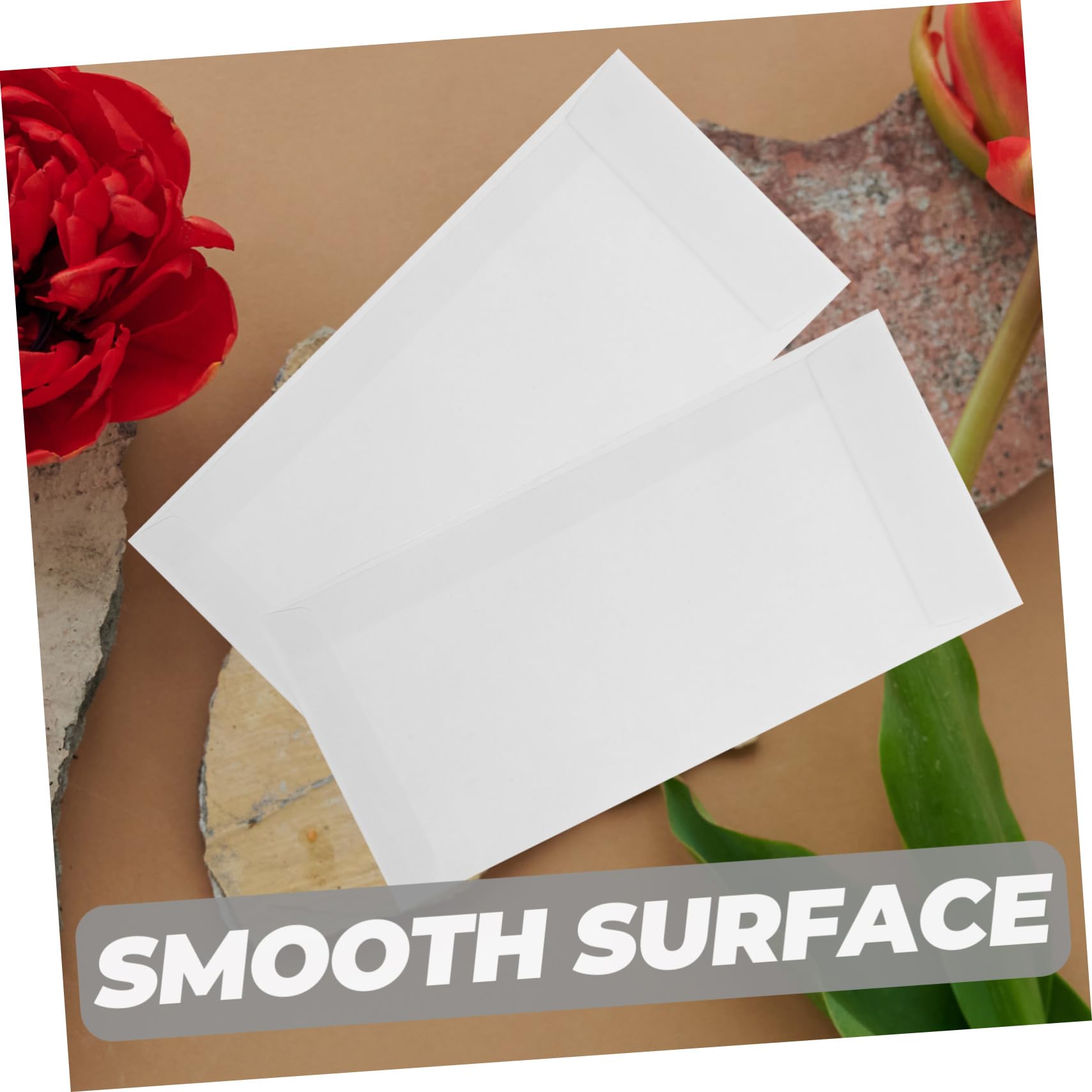 Tofficu 120 Piezas Sobres para Monedas Sobres Autoadhesivos de Papel Delicados Vacíos y Multiusos para Correo para Dinero y Cartas Unidades