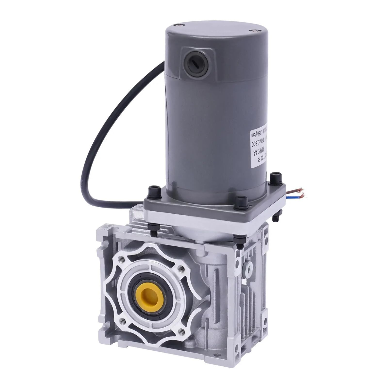 Przekładnia Ślimakowa 120 W, Reduktor Prędkości, Silnik Elektryczny Z Przekładnią Ślimakową O Wysokim Momencie Obrotowym Do Kampera, DC 12 V, 1800 Obr./min Odporność na zużycie(24V)