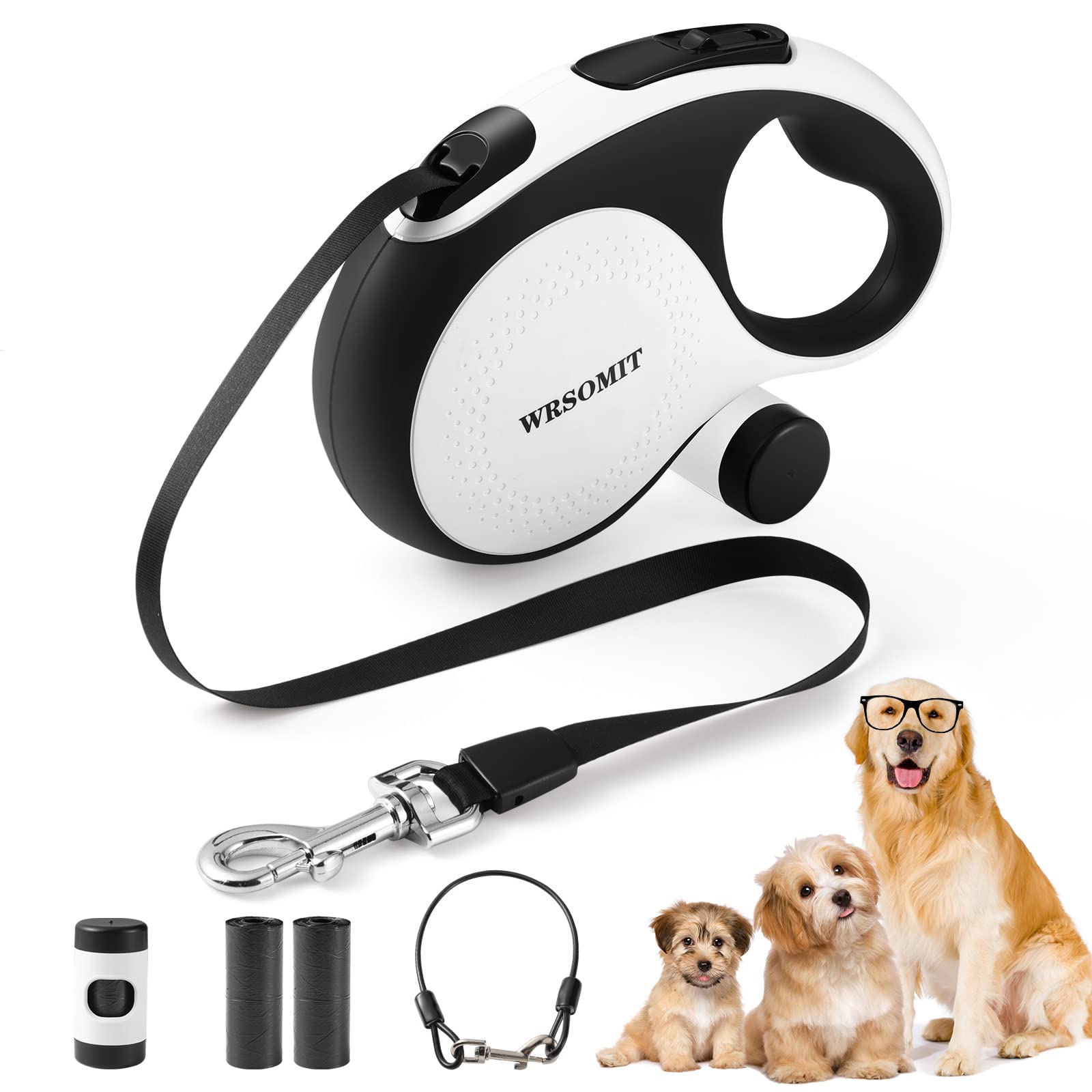 Retractable cable leash shop