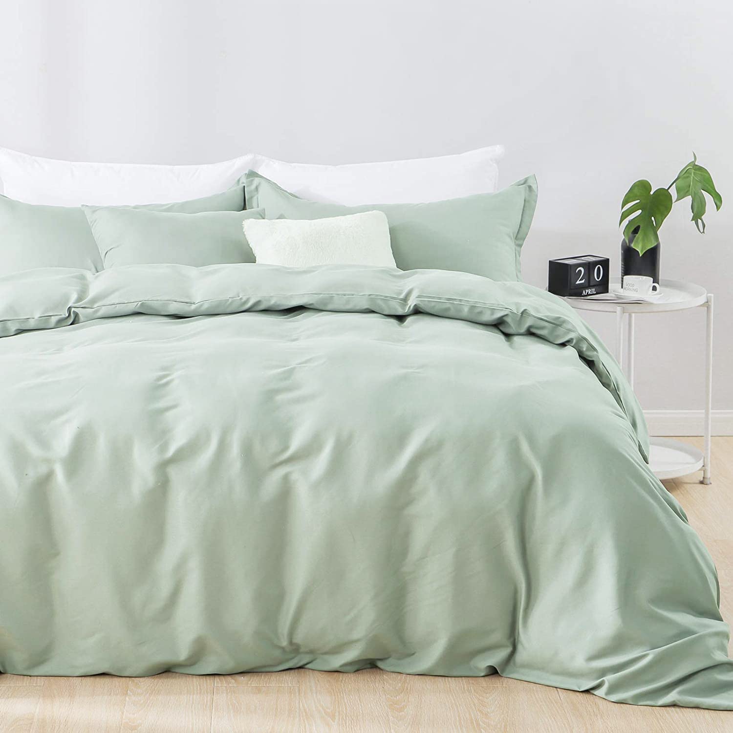Green Duvet Cover Set King Size 