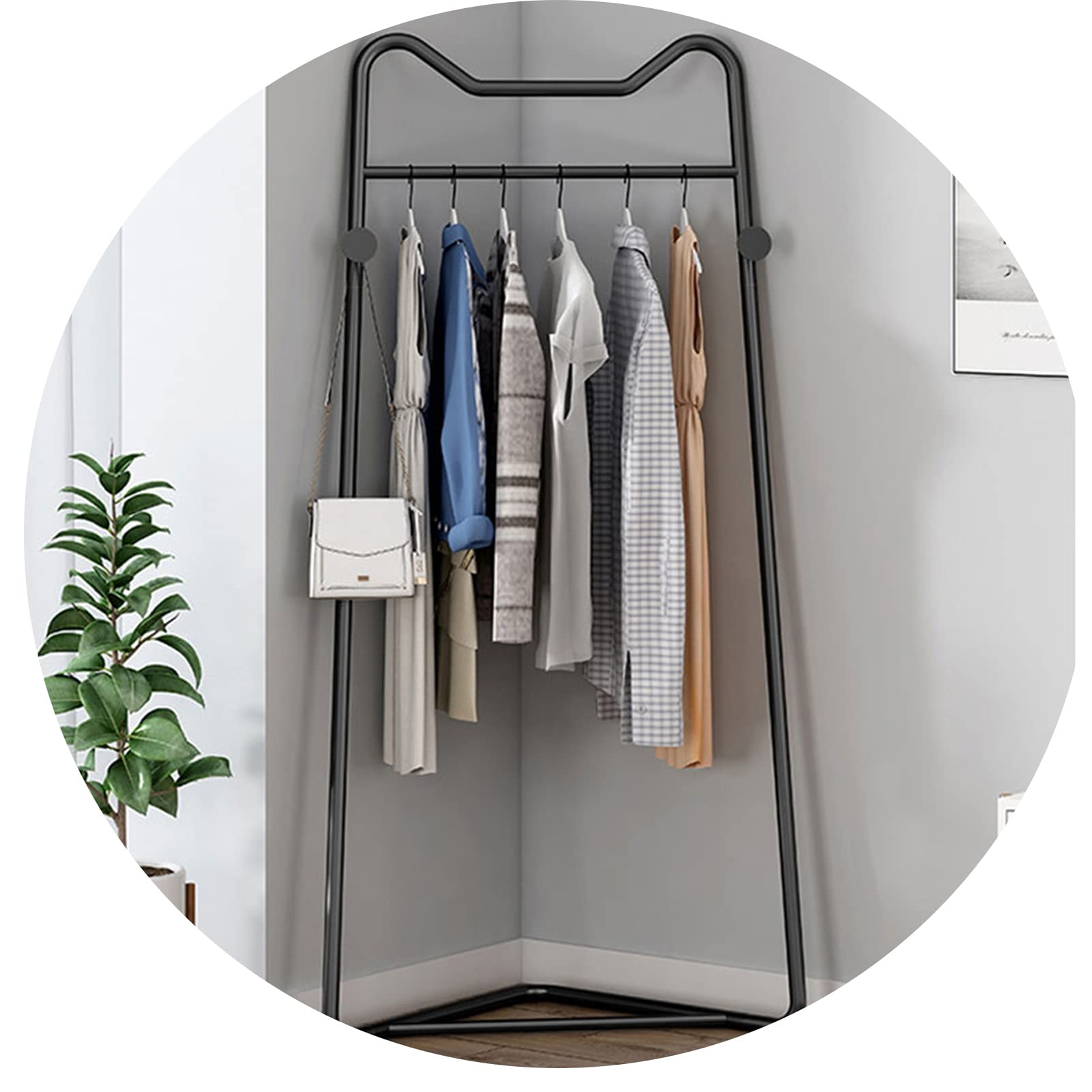 HADECOLL Metal Coat Rack Garment Display Stand - Durable And Sturdy Design For Home And Retail Clothing - Versatile And Stylish Clothes Rail For Bedroom