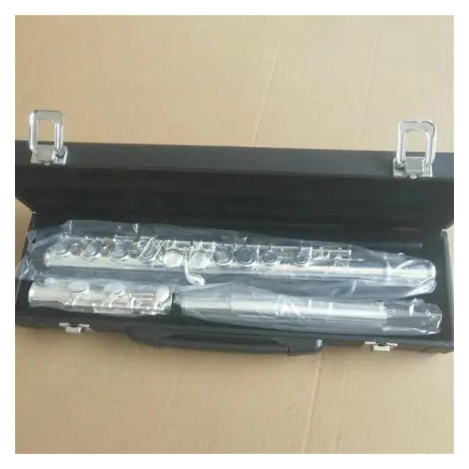 Eccellente Flauto A Tono C A 16 Fori A Foro Aperto In Rame Bianco Placcato Argento Con Chiave E Flauto Traverso Kit
