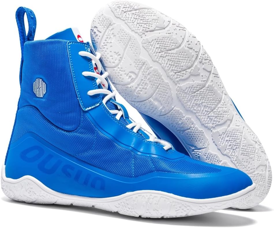 Wrestling Shoes Mens Pro Boxing Fitness Shoes High Top Powerlifting Bodybuilding Boots for Gym, Trainning - Image 4