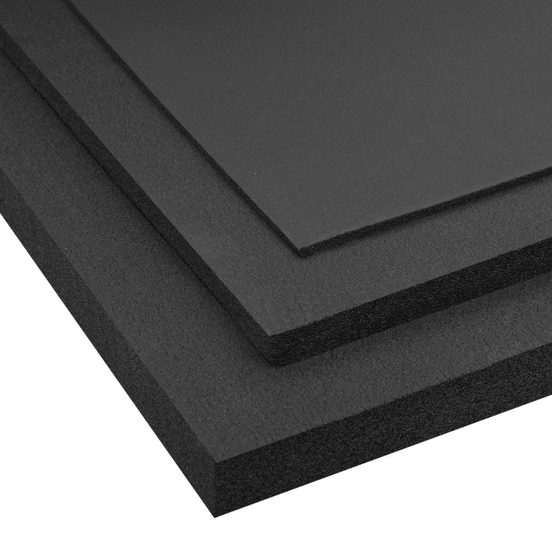 KRÖNFLEX isolant en caoutchouc autocollant 6 mm – 18 m x 1 m van | Caoutchouc flexible et robuste pour l’isolation thermique des véhicules lors de l’aménagement de vans et camping-cars.