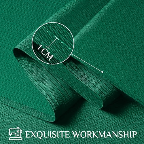 Softalker Tischdecke Weihnachten 140x240 grün Abwaschbar Leinen Struktur Wasserabweisend Abwischbar Fleckschutz rechteckig Tischtuch Deko… – Ansicht 3