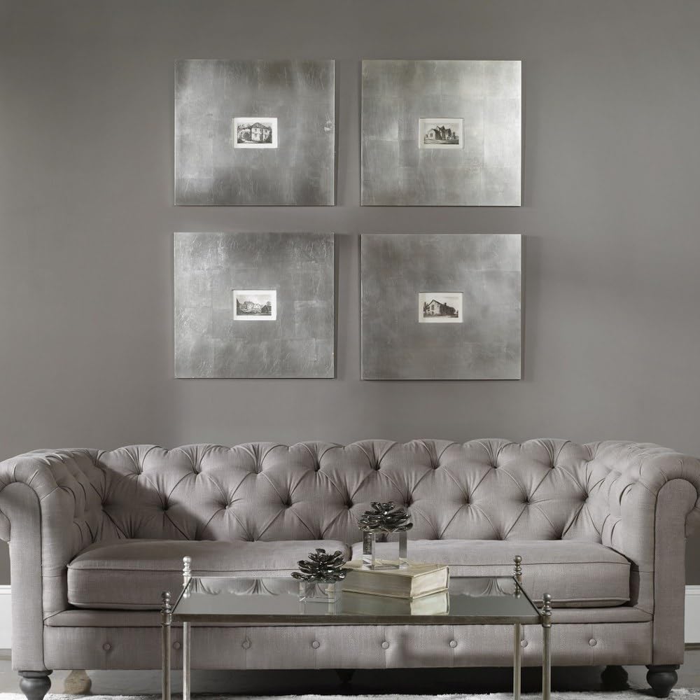 Amazon.co.jp: Uttermost 41295 歴史的建物 額入りアートワーク 4点