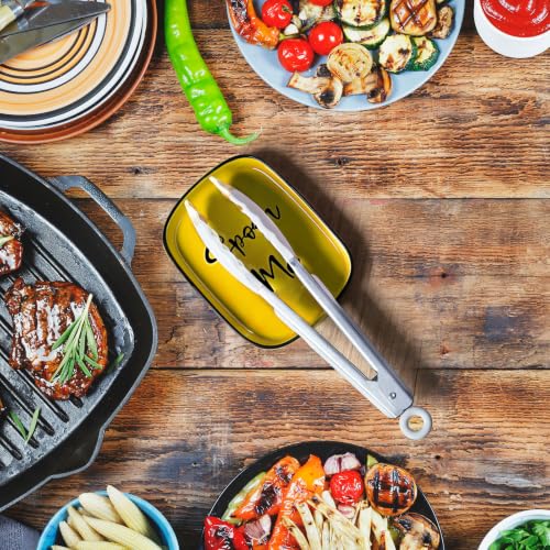 Image of Yellow Spoon Rest for Stove Top, Ceramic Large Spoon Holder, Spoon Rest for Kitchen Counter, Heat-Resistant Cooking Utensil Rest, Yellow Kitchen Decor and Accessories