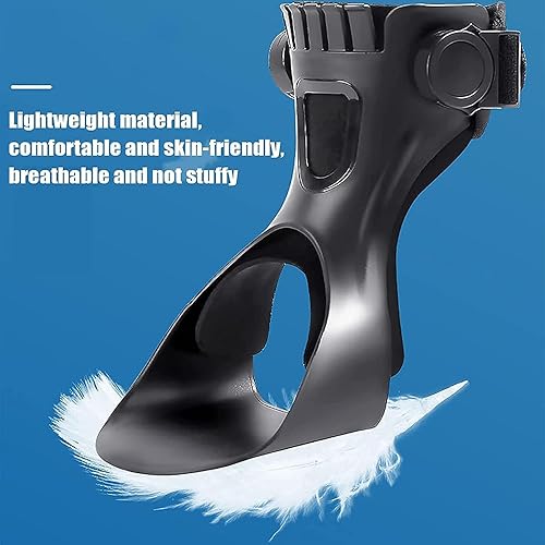 Miniatura 4 de Ortesis de pie ajustable, soporte correctivo de pie, soporte de férula de ortesis de tobillo, para mejorar la marcha, aliviar la recuperación de