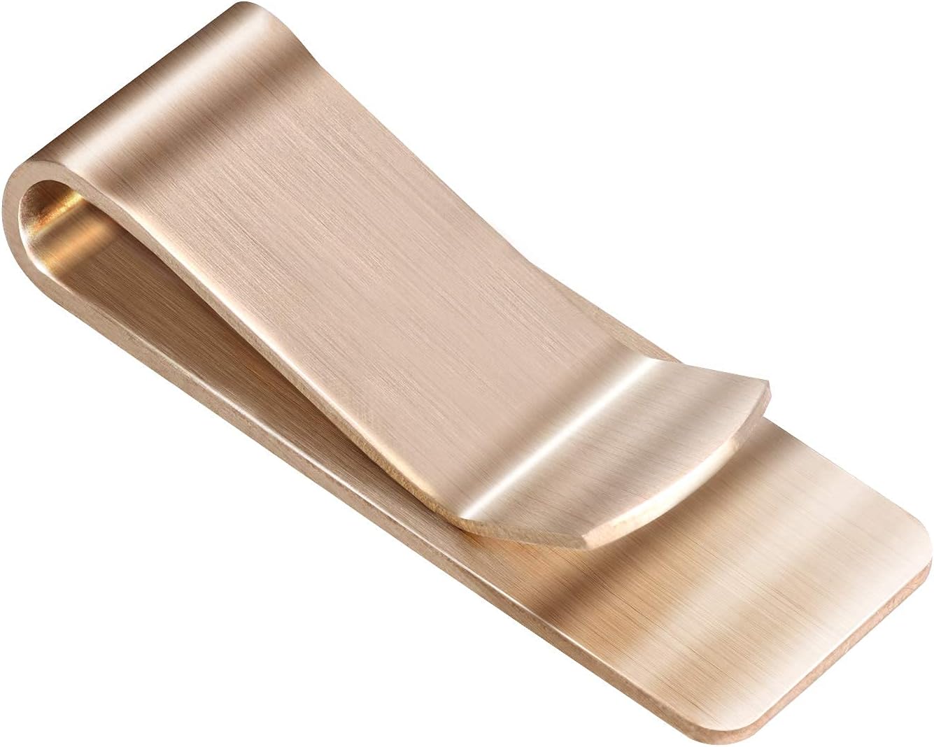 Money Clip Stainless Steel Cards Holder Slim Durable Portable Minimalism Wallet Clips Credit Cards ID Cash Credit Card Holder for Men Women ?Gold?