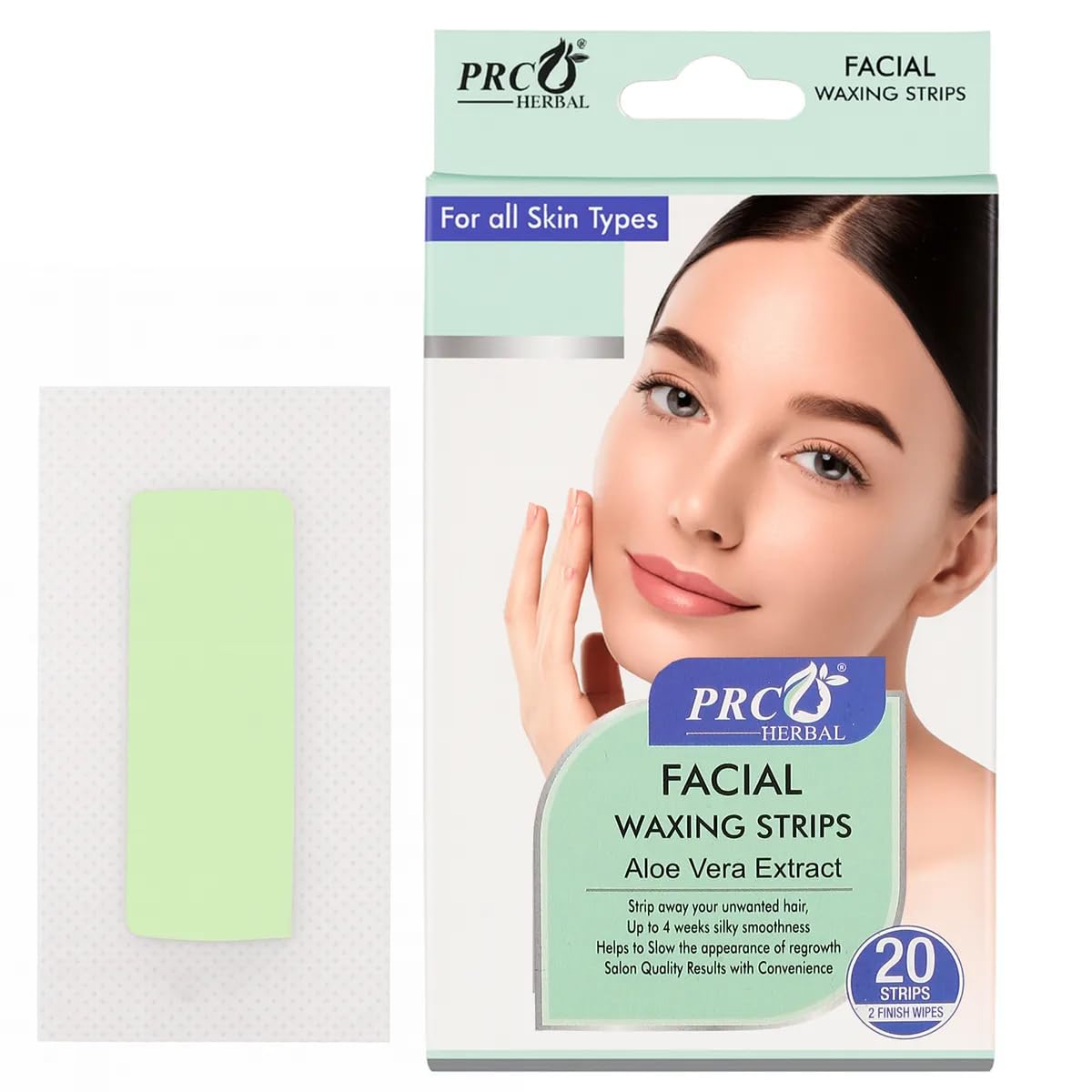Aloe Vera Extract Facial Wax Strips – Instant Hair Removal, Smooth & Soft Skin, Gentle on Sensitive Skin, Ready-to-Use Cold Wax Strips for Face & Upper Lip (20, PACK OF 1)-image-37