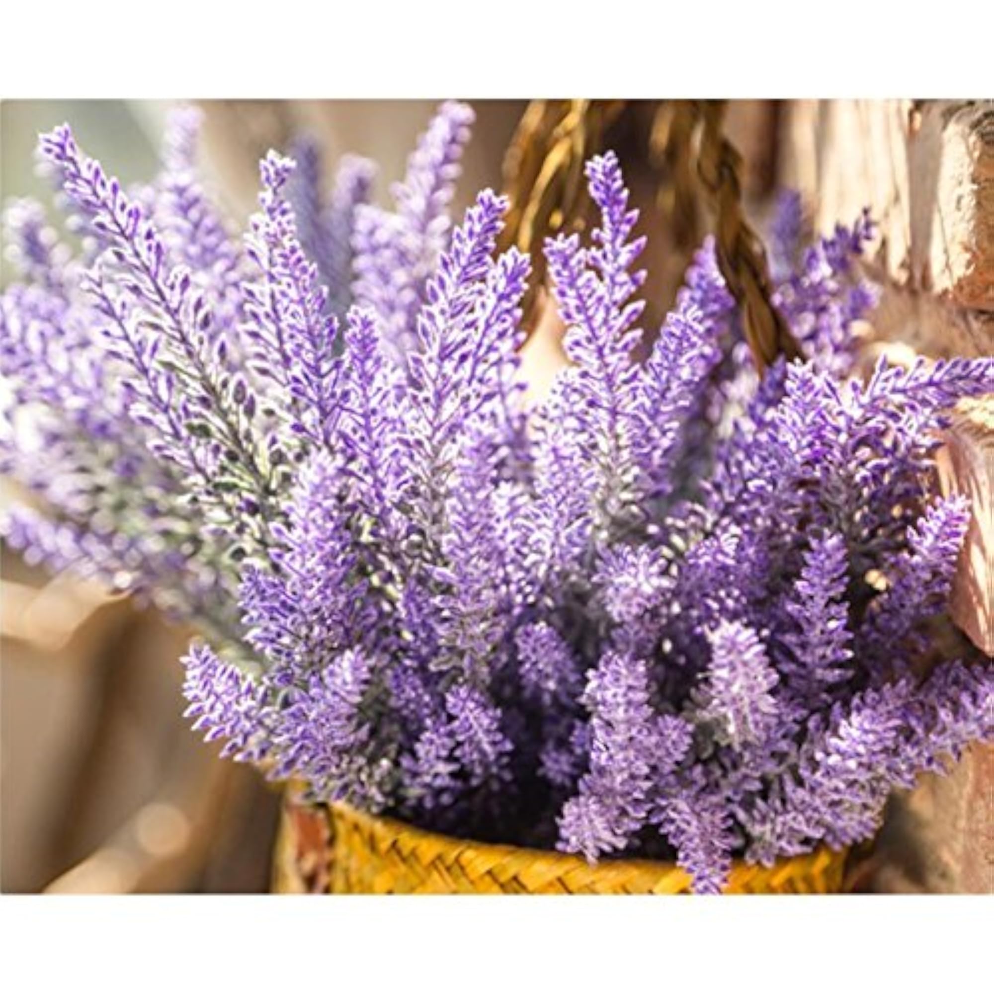 Artificial Lavender Flowers Bouquet in Purple