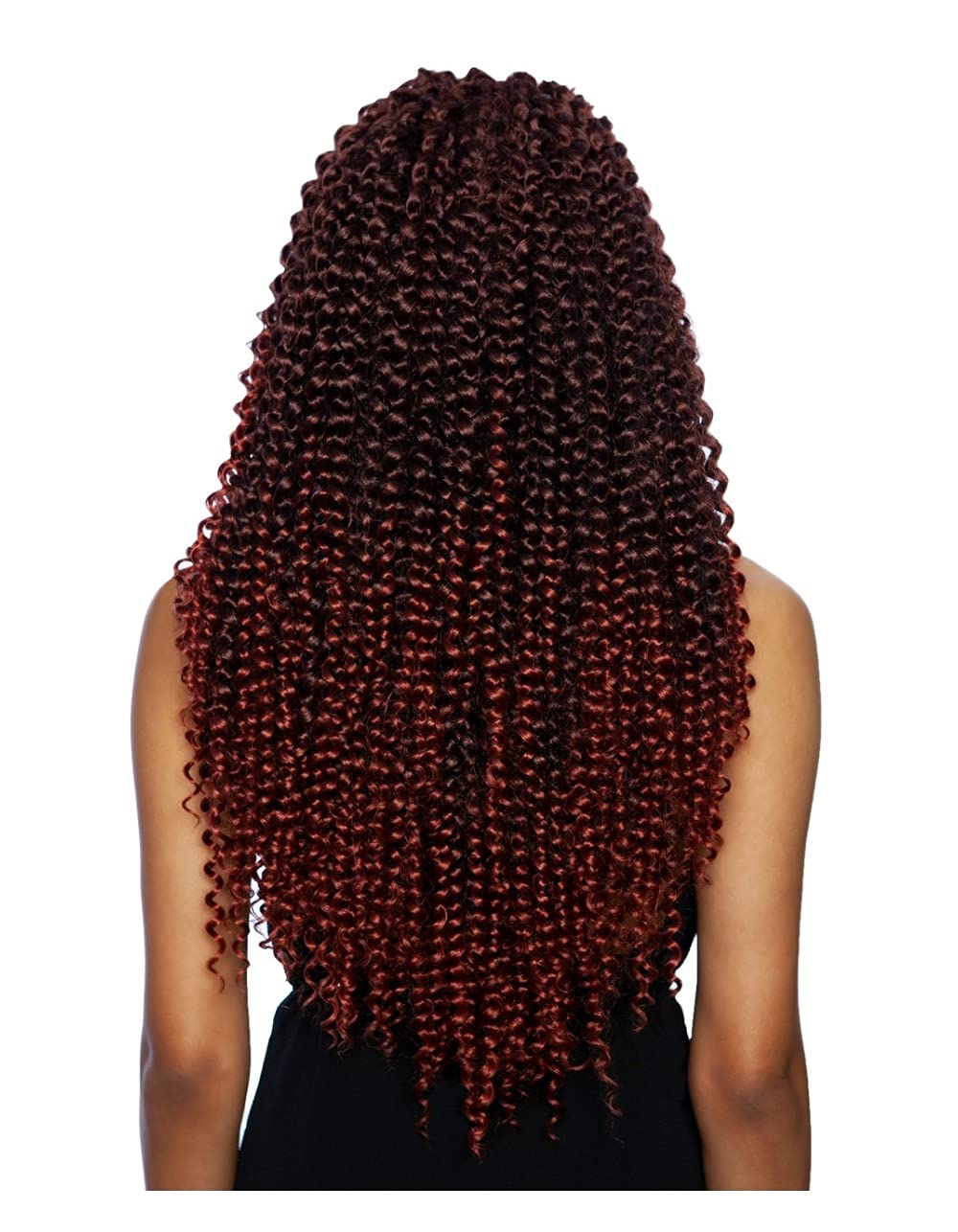 6-Packs Afri Naptural Caribbean Crochet Braid - CB1806 WATER WAVE 18" (613)