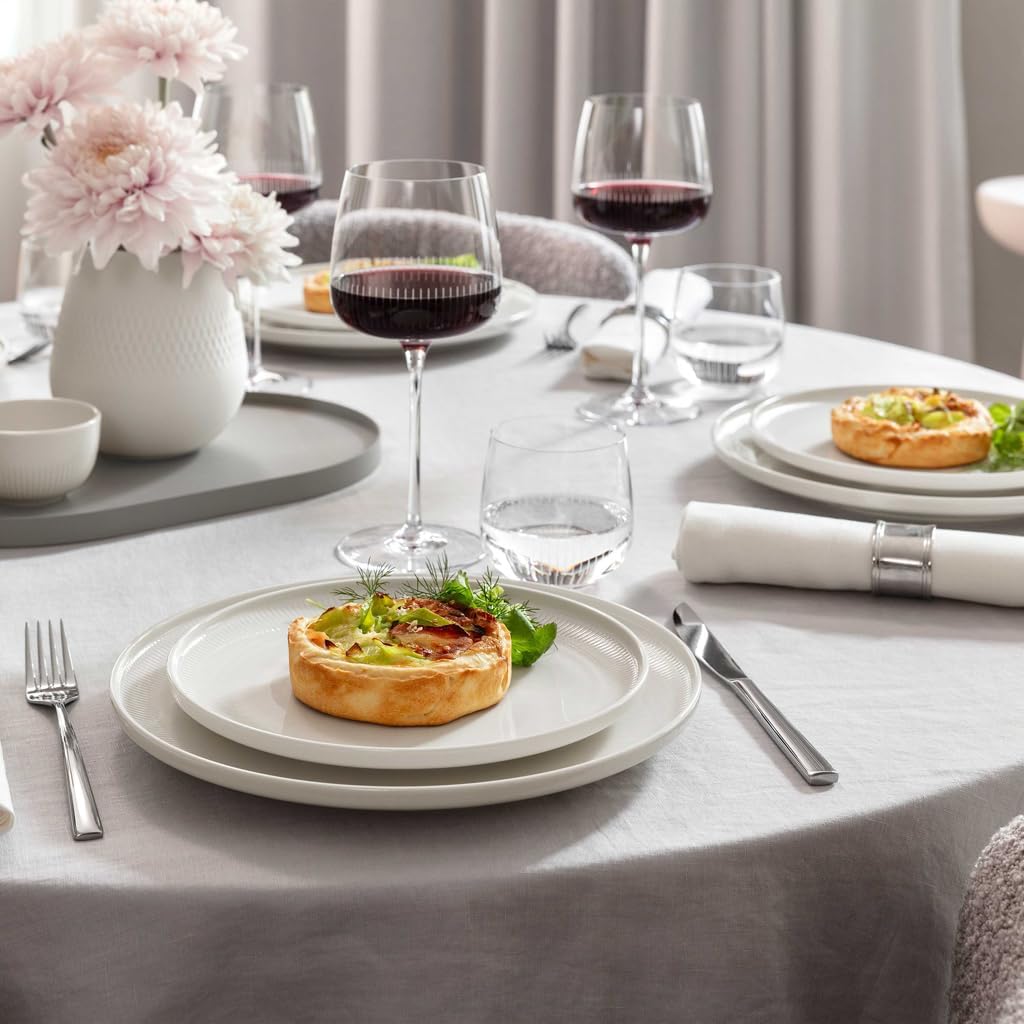 Villeroy & Boch Afina Collection Red Wine Glasses, Set of 4, Wine Glasses Perfect For Red Wine or Sangria, Dishwasher-safe, Crystal glass, Made in Europe