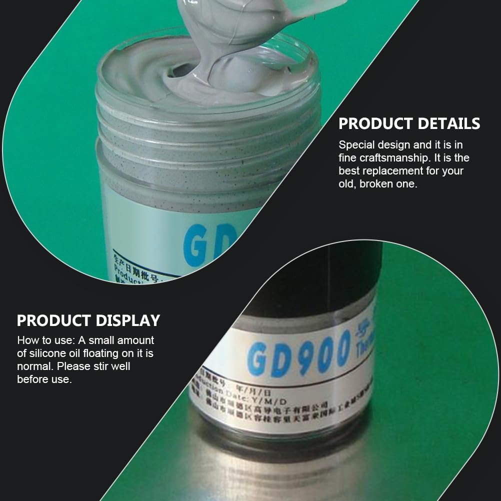 CPU Thermal Paste - 30g Thermal Compound for CPU, GPU, and Chipset Heat Sink - 4.8W/M-K PC Dissipating Paste for Overclocking Performance, Laptops, Gaming, and Workstations