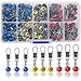 100 Pezzi Connettori di Pesca, Set Connettori da Pesca, Girelle Attrezzatura da Pesca, Perline e Girelle da Pesca, Kit di Accessori da Pesca Piccolo Set da Pesca con Scatola, per Pesca in Mare