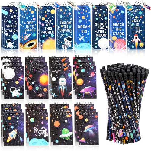 Kolewo4ever 148 Pieces Outer Space Theme Stationery Set:100 Space Pencils Astronaut Pencils 24...
