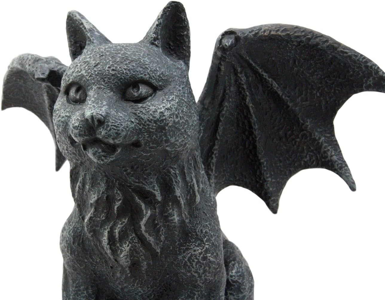 Ebros Gift Gothic Guardian Winged Feline Cat Vampire Gargoyle Desktop Paperweight Figurine 6 1/8" H Medieval Renaissance Cathedral Castle Rooftop Architecture Themed Statue