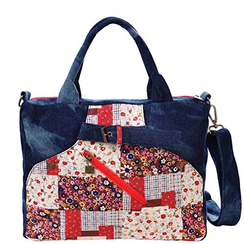 Sac de toile femme grand format messenger bag polyvalent style loisirs