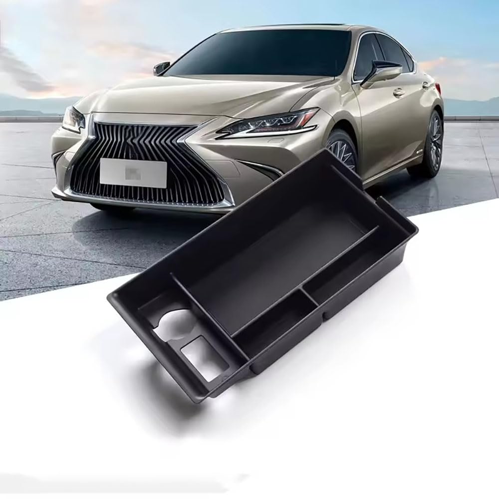ONWZCJDI Car Centre Console Armrest Storage Box For Lexus ES ES250 ES300h ES350 2021-2025,Glove Box Interior Accessories,Armrest Organizer Tray Accessories