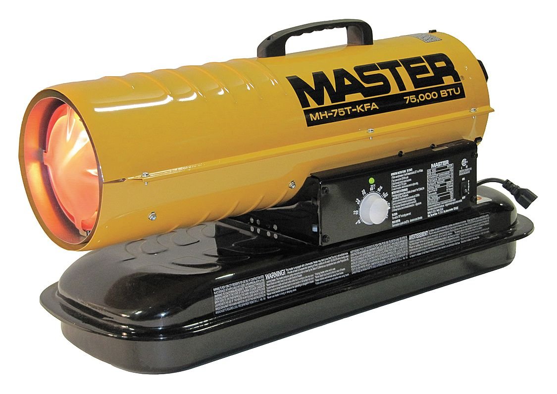 Master Mh 75t Kfa Kerosene Forced Air Heater With Thermostat