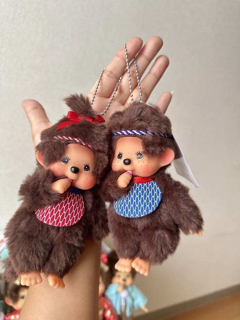 Amazon.co.jp: Monchhichi 浅草お祭りモンチッチキーチェーン