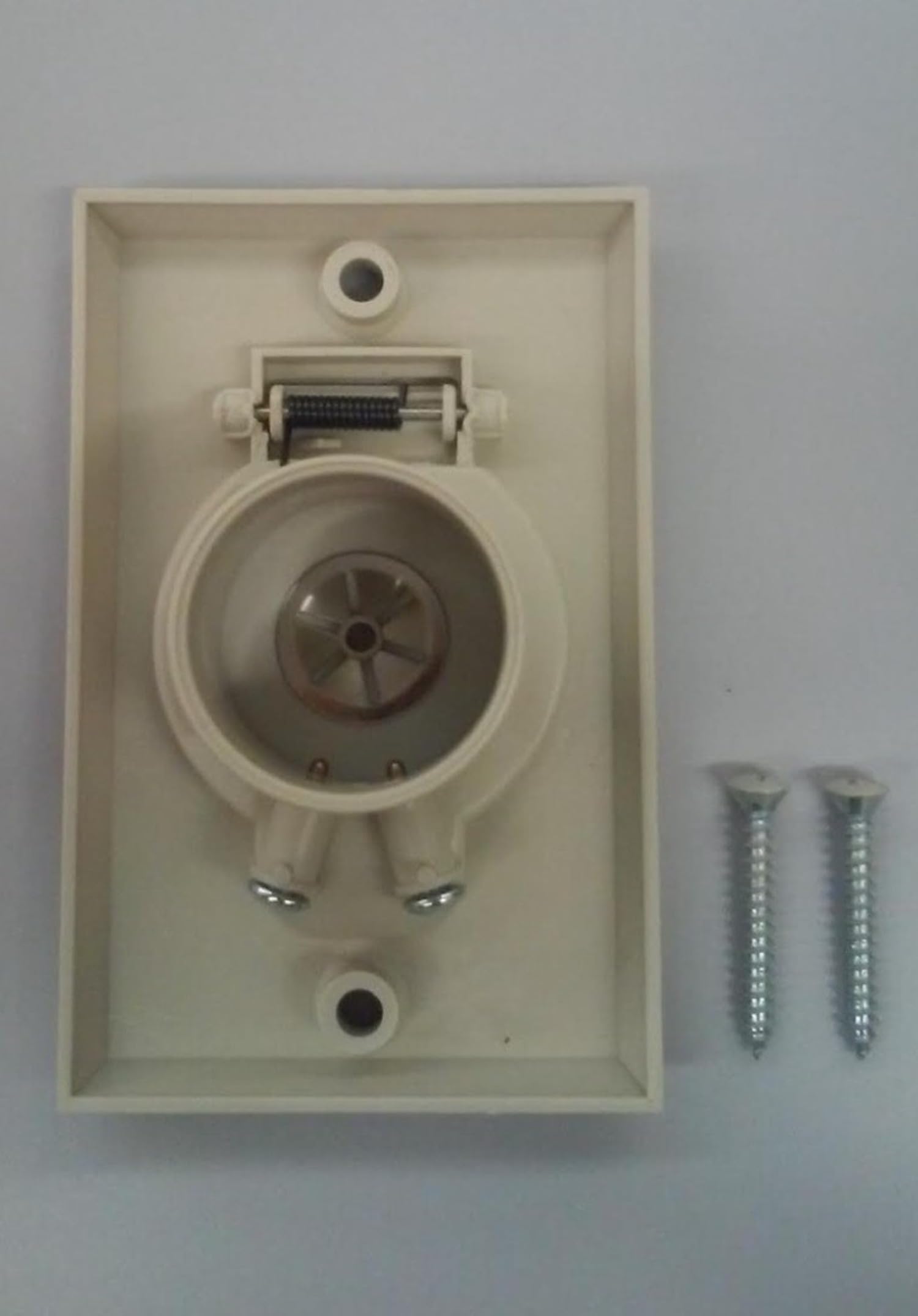 (2) for Standard Central Vacuum Wall Valve Inlet for Built-in Vacuum Cleaners IVORY