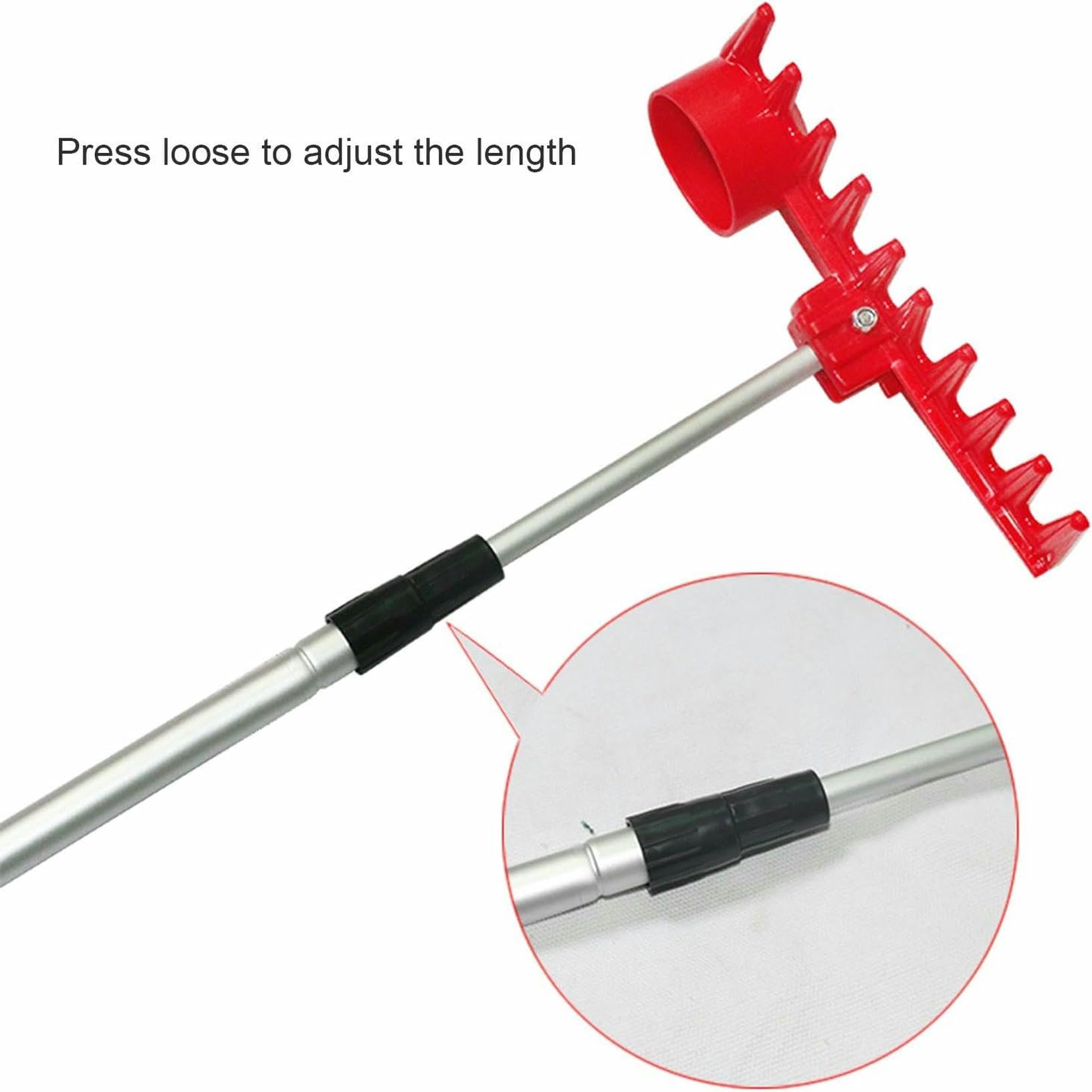 Golf Sand Rake, Lawn Leveling Tool - Leveling Lawn Rake Z 39'' Długim Uchwytem Ze Stali Nierdzewnej, Lawn Leveler For Soil Dirt Sand Top Dressing