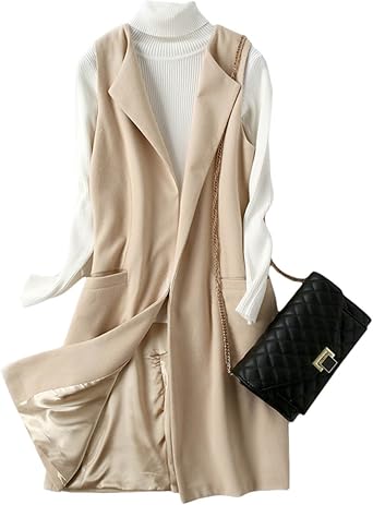 wool sleeveless jacket