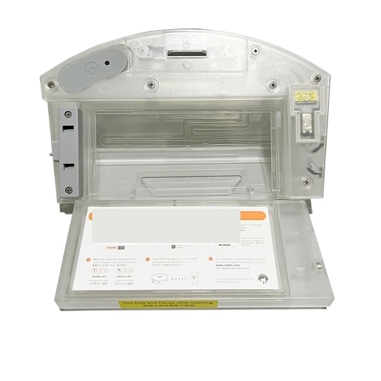 MhaRt Reemplazo, Compatible con Xiaomi Compatible con Roidmi Eve Plus Robot Aspiradora Barredora Accesorios Eléctrico 2 en 1 Caja de Polvo Piezas de Filtro de Tanque de Agua (Color : Set-1)