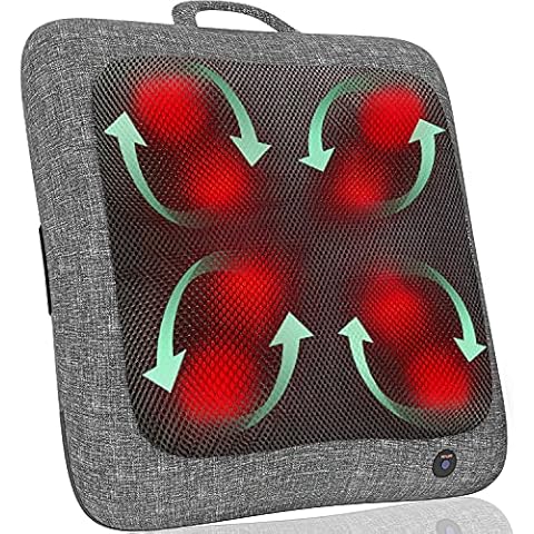 Massagekissen mit Wärmefunktion Rückenmassagegerät mit Wärme Cover