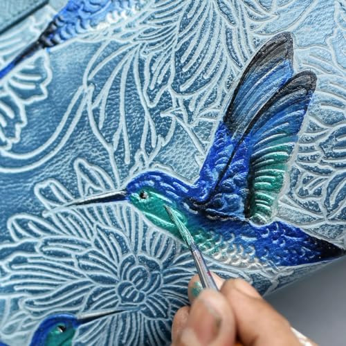 Anuschka Women’s Original Hand-Painted Genuine Leather Sling Bag, Made in India2