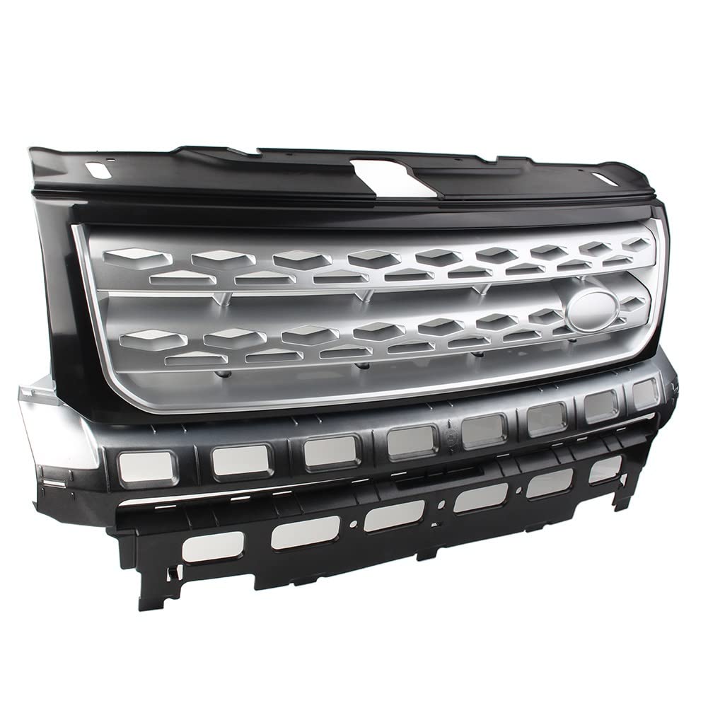 Zestawy pokrowców na siedzenia samochodowe akcesoria samochodowe części ABS przednia kratka zderzaka siatkowy zamiennik do Land For Rover dla Freelander 2 do LR2 do L359 2010-2016
