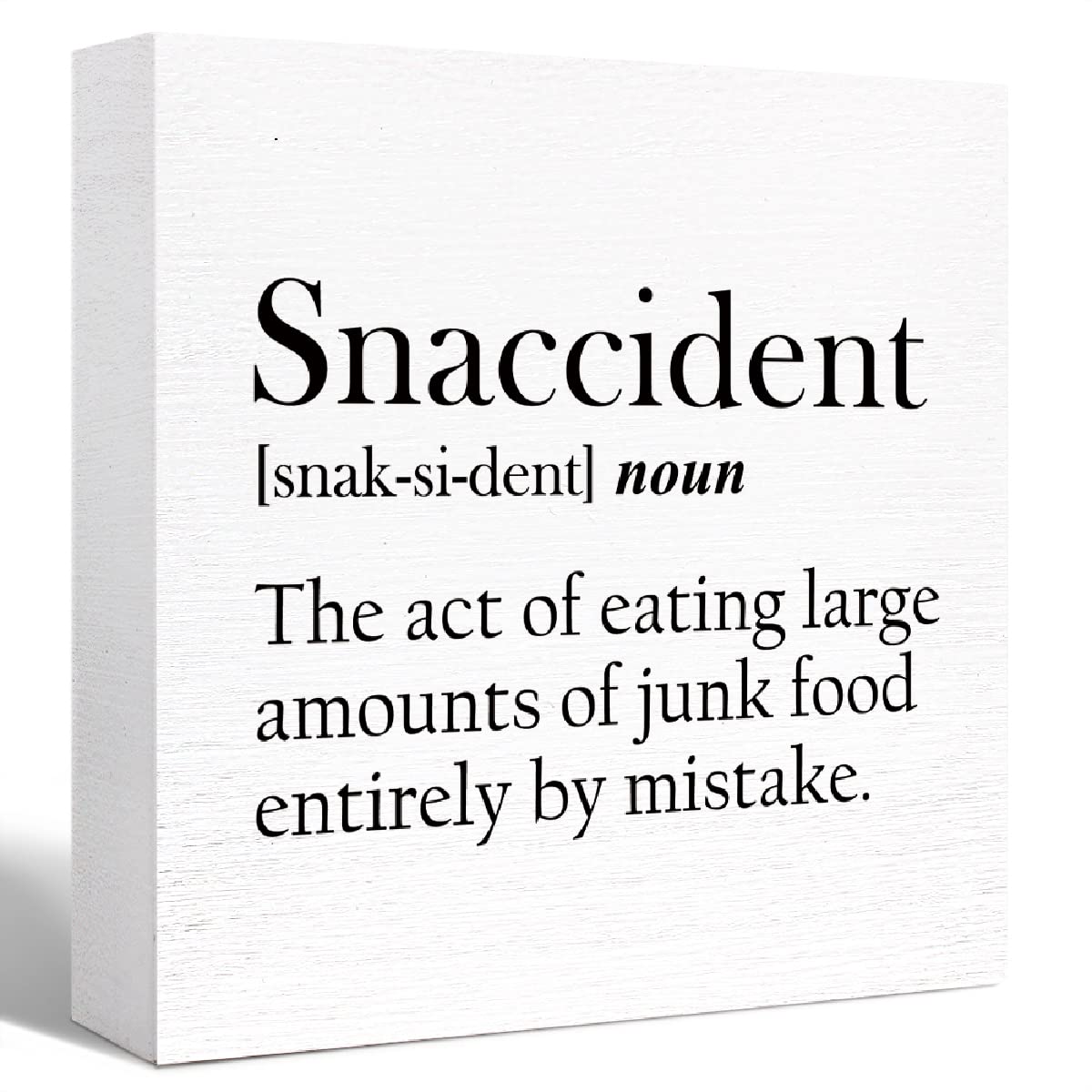 Kitchen Wood Sign Decor,Rustic Kitchen Wood Block Signs for Kitchen Shelf Counter Table Decor,Funny Kitchen Sign Farmhouse Kitchen Sign Counter