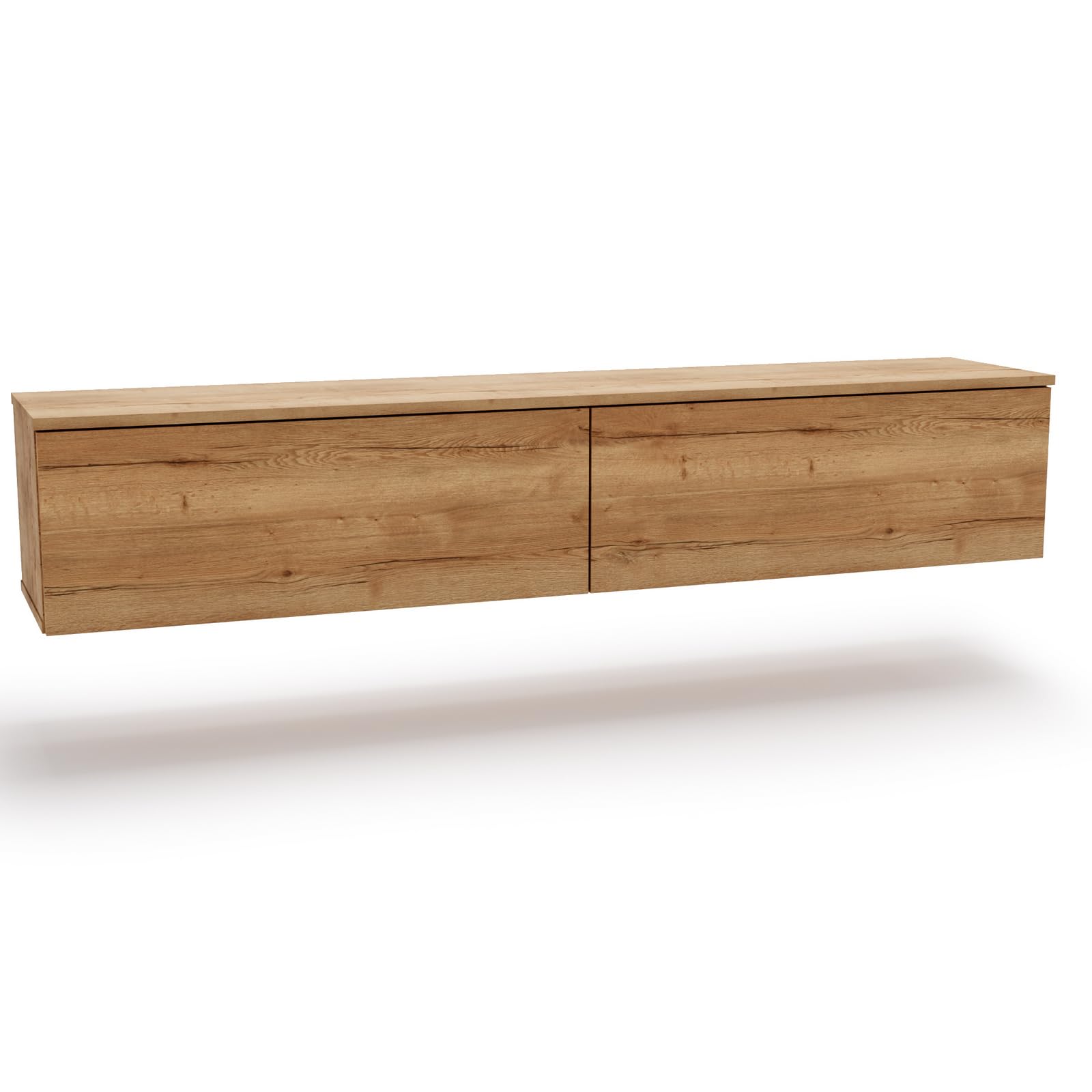 KOBI | Nicole RTV Schrank | Hängend | Stehend | Grifflos | Moderne Kommode (Eiche Craft, 30x160x32)