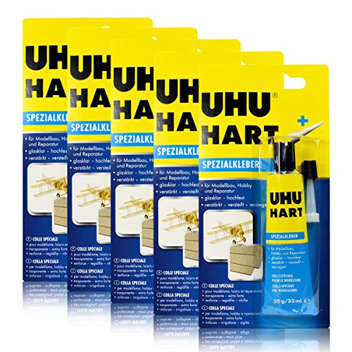 Preisvergleich Produktbild 5x UHU Hart Spezialkleber 33 ml