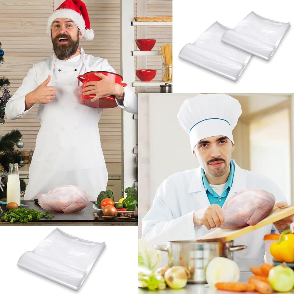 100 Pcs Geflügelschrumpfbeutel mit Reißverschluss, Silikonstroh für Hühner Kaninchen Futterspeicher für Truthahn, Hühner, Kaninchen