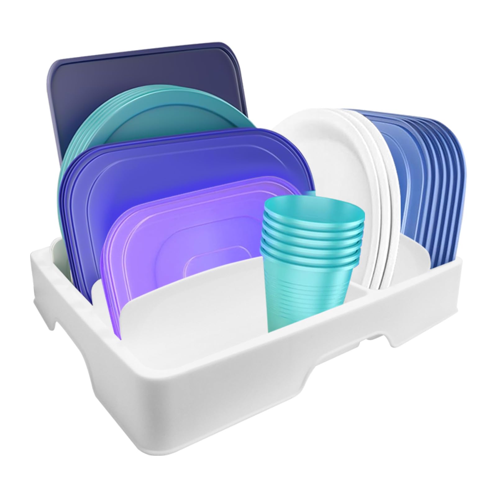 Frischhaltedosen Deckel Organizer, Lid Organiser Kitchen, Lunchbox Deckel Aufbewahrung Organizer Küche Topfdeckelhalter Schrank, Aufbewahrungsdosen Deckelhalter Aufbewahrung Deckeljongleur Küche, Haushalt & Wohnen