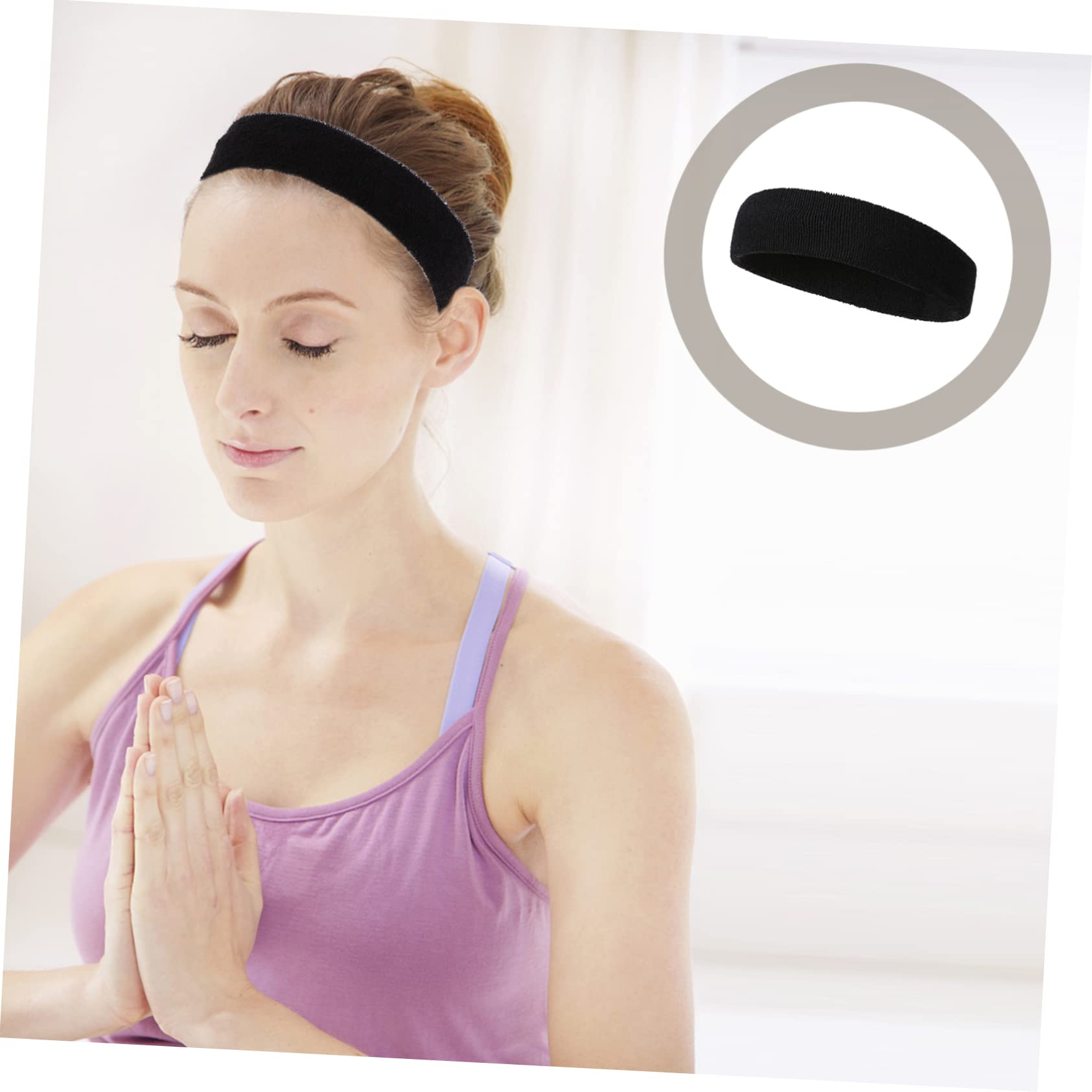 BESPORTBLE 25 Pcs Bandeau De Sport Bandeaux Anti-Transpiration pour Femmes Bandeaux Élastiques D'Entraînement Anti-Transpiration Bandeaux pour Femmes Cyclisme Accessoires De Spa en Plein Air