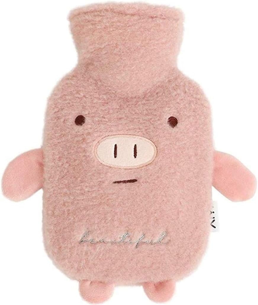 LLQUS 1L PVC Hot Water Bottle with Cover, Animal Hand Warmers Hot Water Bag, Non-Slip : Health & Household