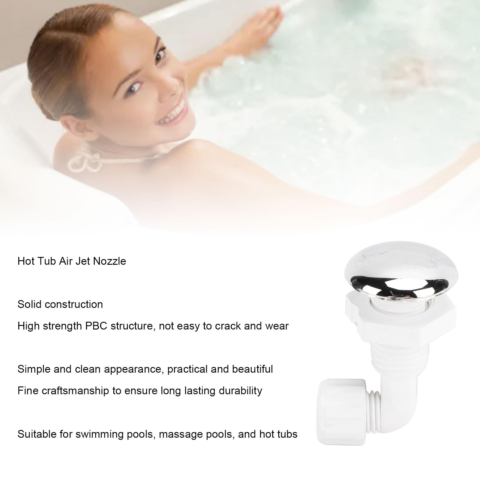 3 Pack Longueur Longue Bulle à Jet D'air PVC, Twisting Spa Bathtub Bubble Massage ACCESSOIRES DES ACCORDS POUR LES