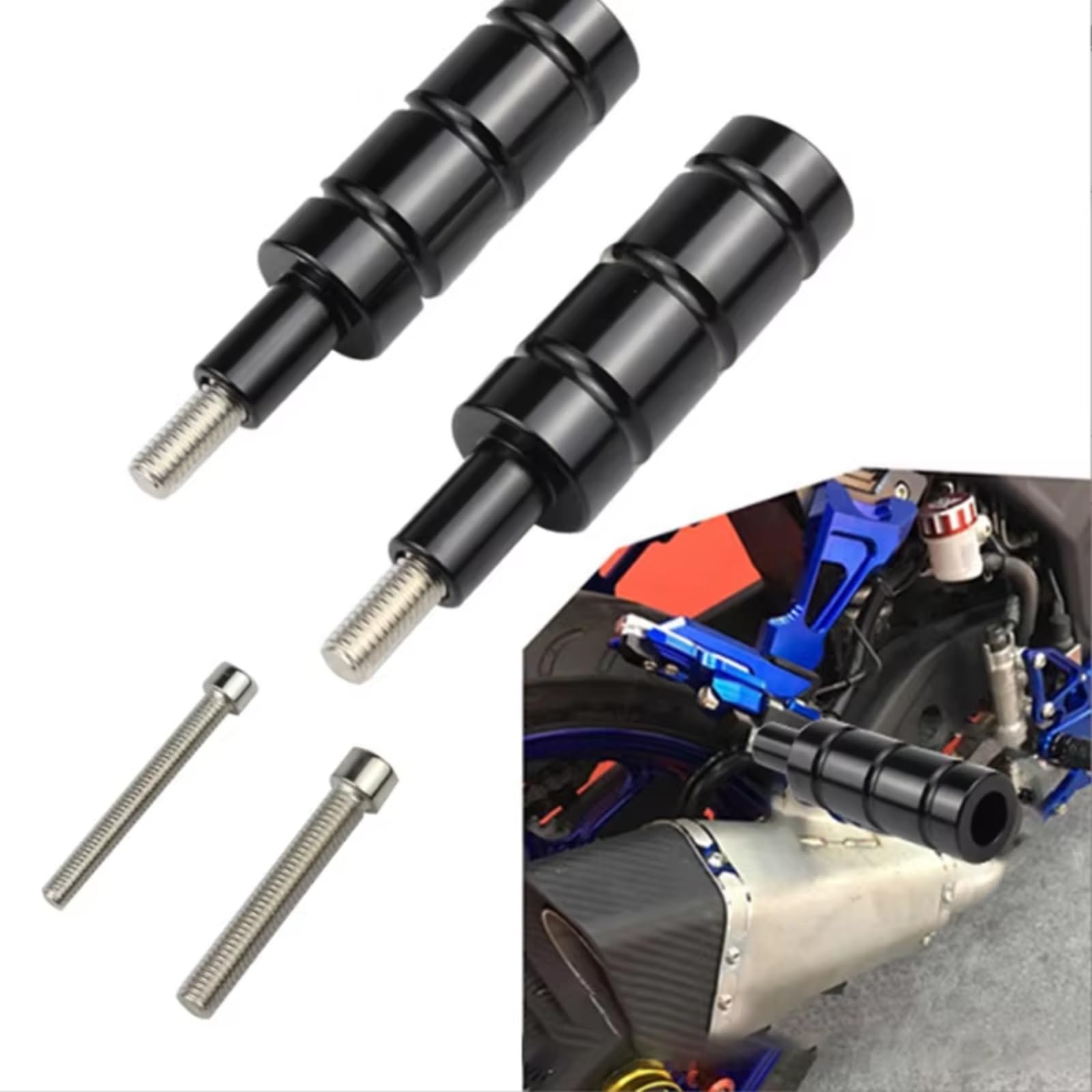 Universal Motorrad Scheinwerfer Halterung M6 M8 Schraube Nebel Licht Basis Unterstützung Post Halter Zubehör Ersatz