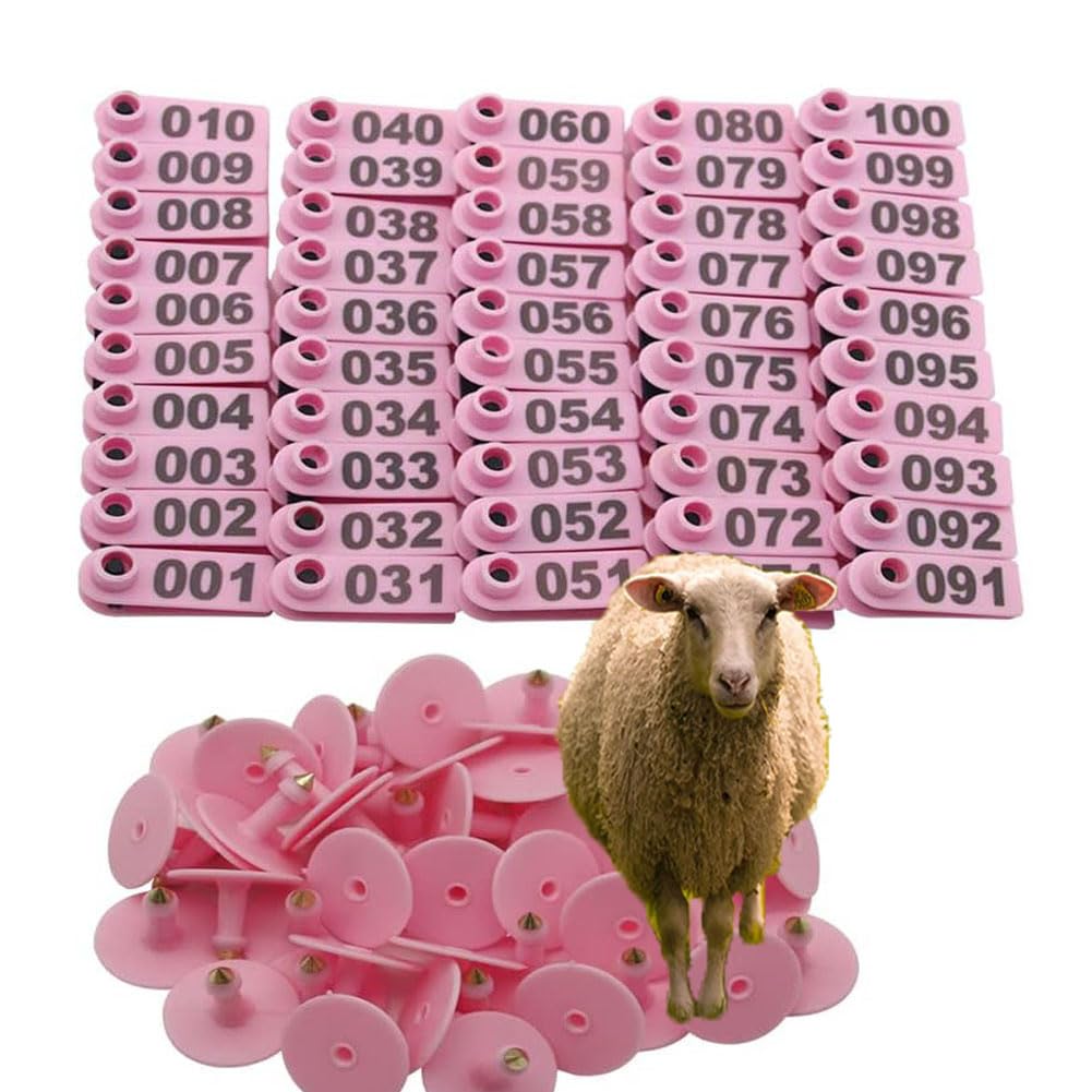 Marchi auricolari for l'identificazione degli animali in PE