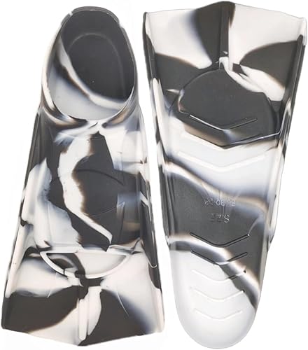 Miniatura 2 de Aletas de natación para niños, cómodas aletas de silicona para nadar y bucear, tamaño adecuado para principiantes, niños, niñas, niños y adultos