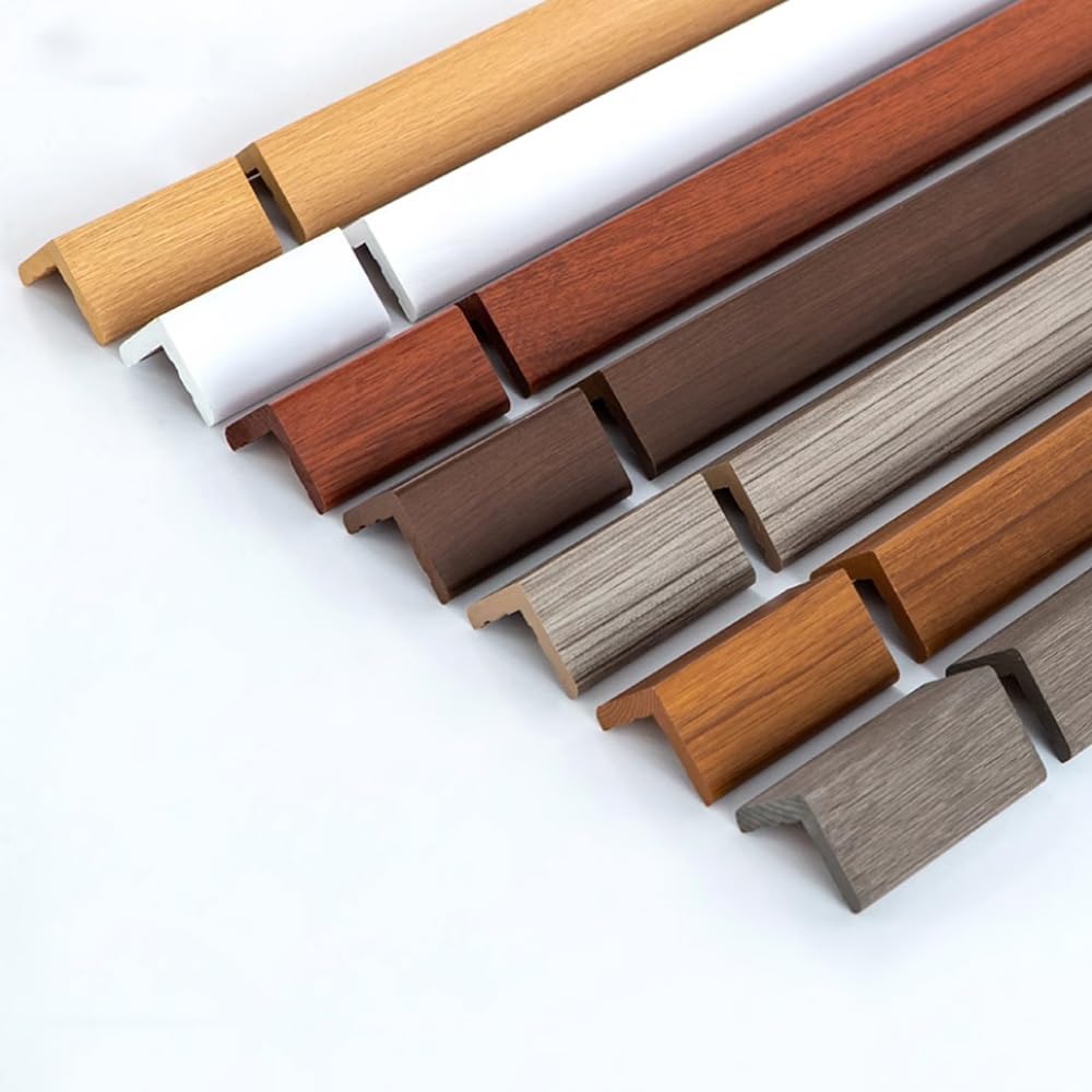 Paraspigoli da parete in legno per porte, finestre, armadi, lunghezza 101,6 cm, ideale per bordi in marmo e piastrelle