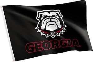 Outdoor 3x5 ft. Desert Cactus University of Georgia Bulldogs UGA Dawgs Flag Banners