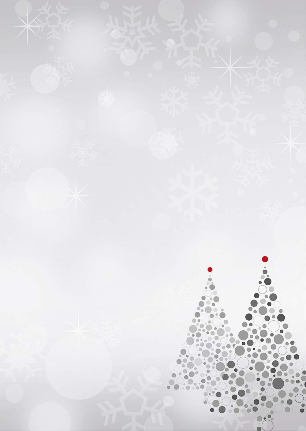 Weihnachts-Briefpapier Mit Eulen-Motiv – 20 Blatt DIN A4, 90 G/m², Für Drucker & Handbeschriftung