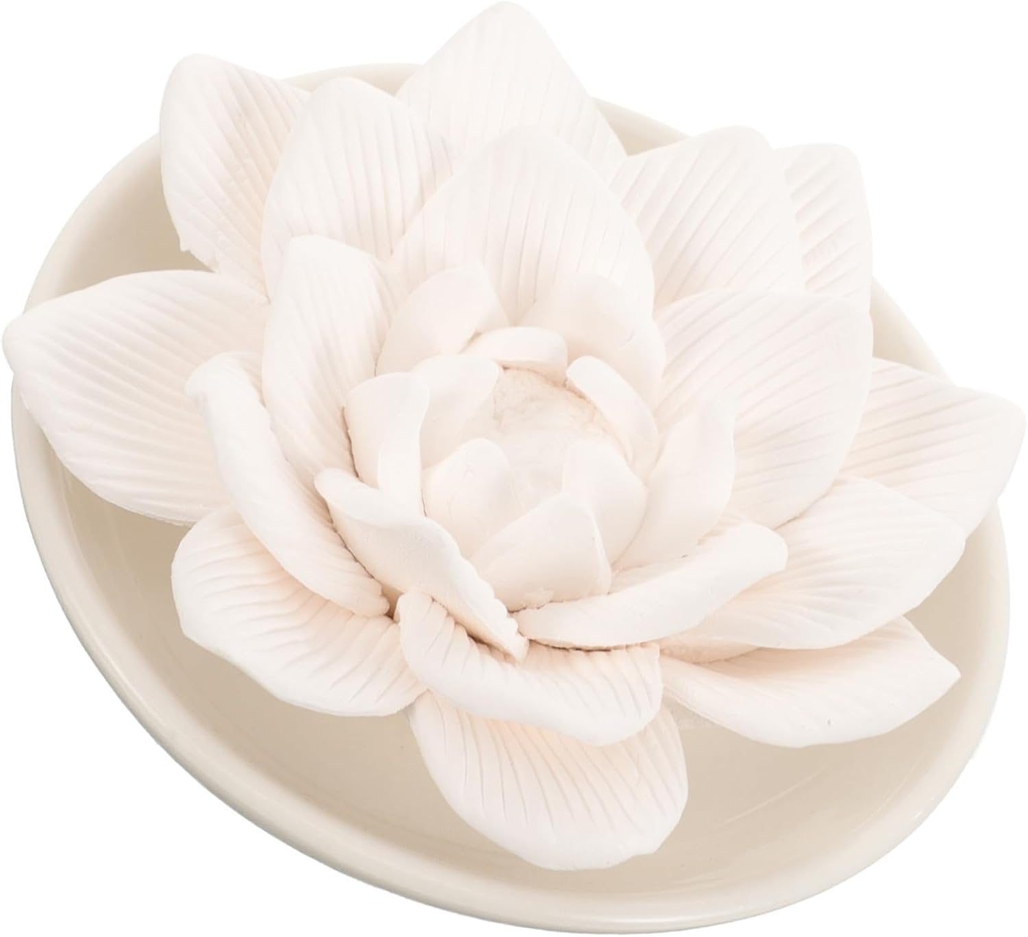 Passive Essential Oil Diffuser Flower Shape Stone Aromatherapy Diffuser for Home Car Air Freshener Relaxing Portable Scented Decor