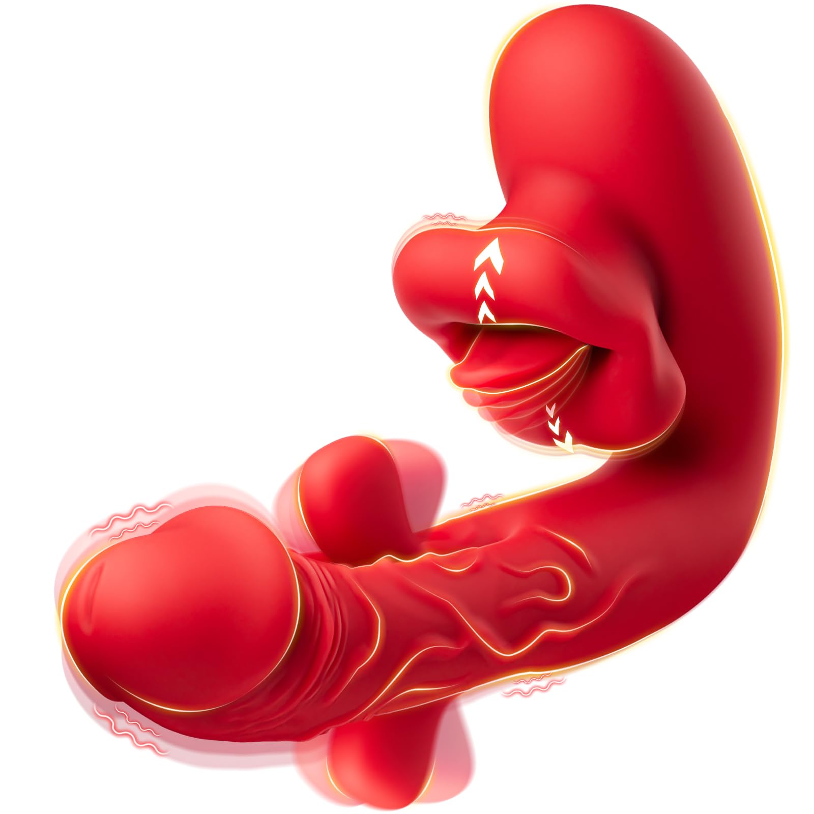3 in 1 G punkt Vibratorensets mit 10 Zungenlecken 10 VibrationModi 10 Schlagmodi Vibration für Frauen Sex Spielzeug für die Frau Solo Paare Anal Dildo Nipple Klitoris Vibrator für Sie Erotik Sex Toys